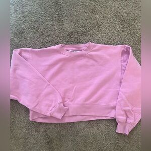 Pink Cotton On Cropped Sweatshirt